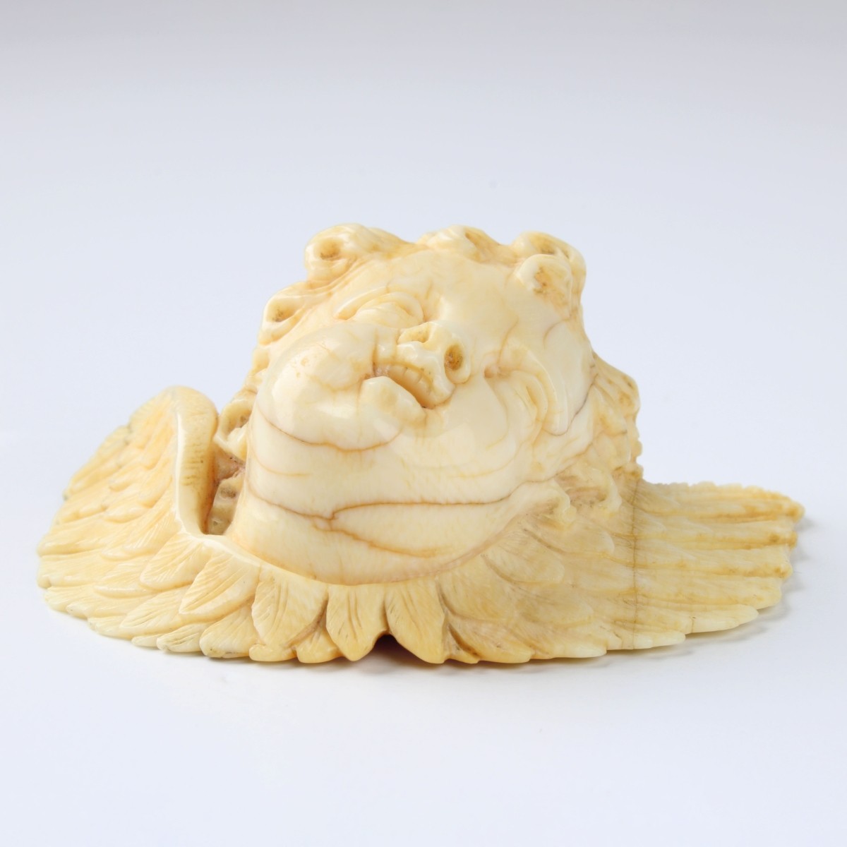 Antique Cherub Carving