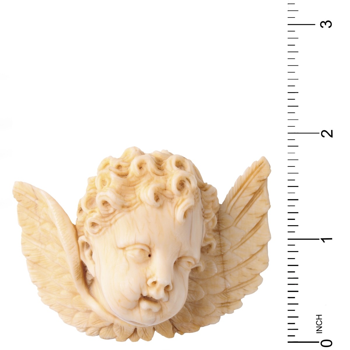 Antique Cherub Carving