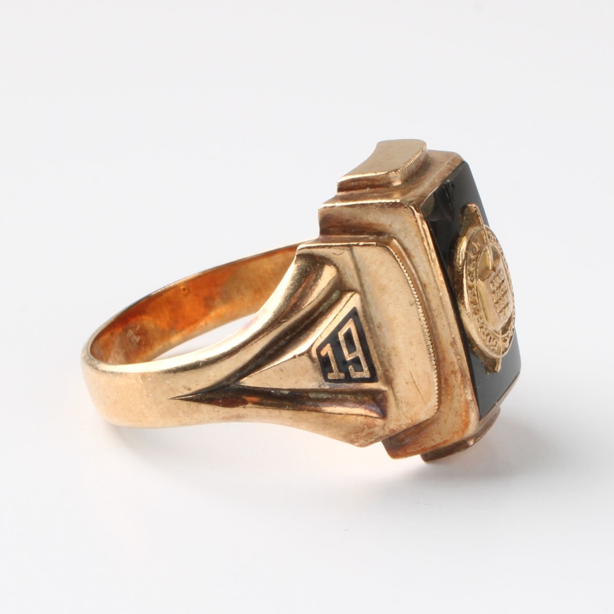 Vintage 10K Class Ring
