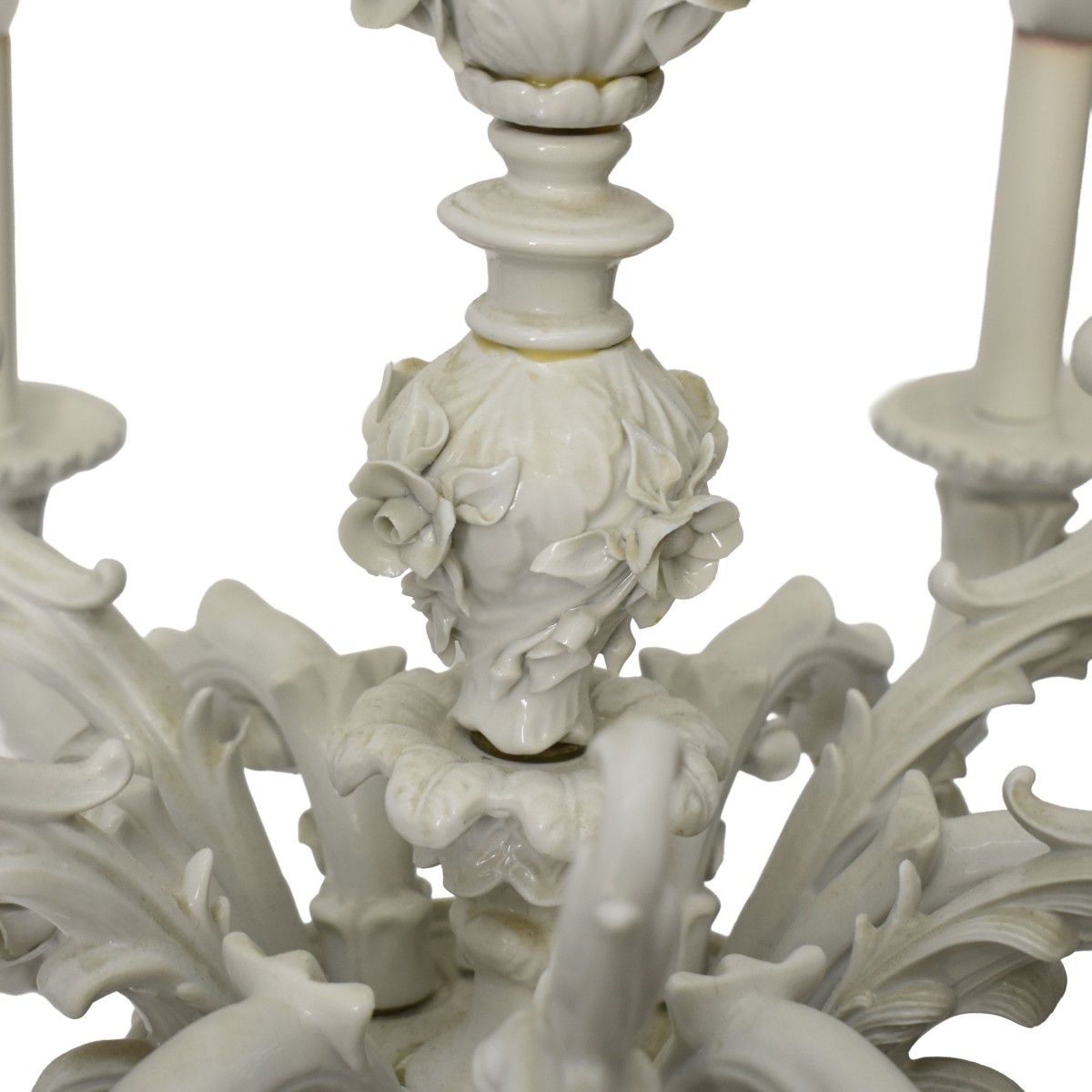 Vintage Capodimonte Porcelain Chandelier