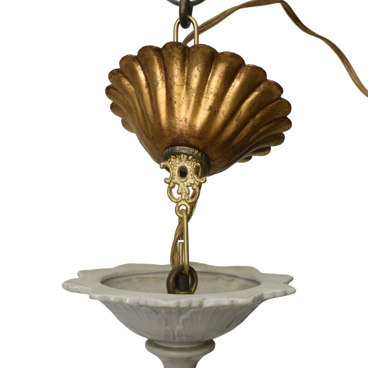 Vintage Capodimonte Porcelain Chandelier