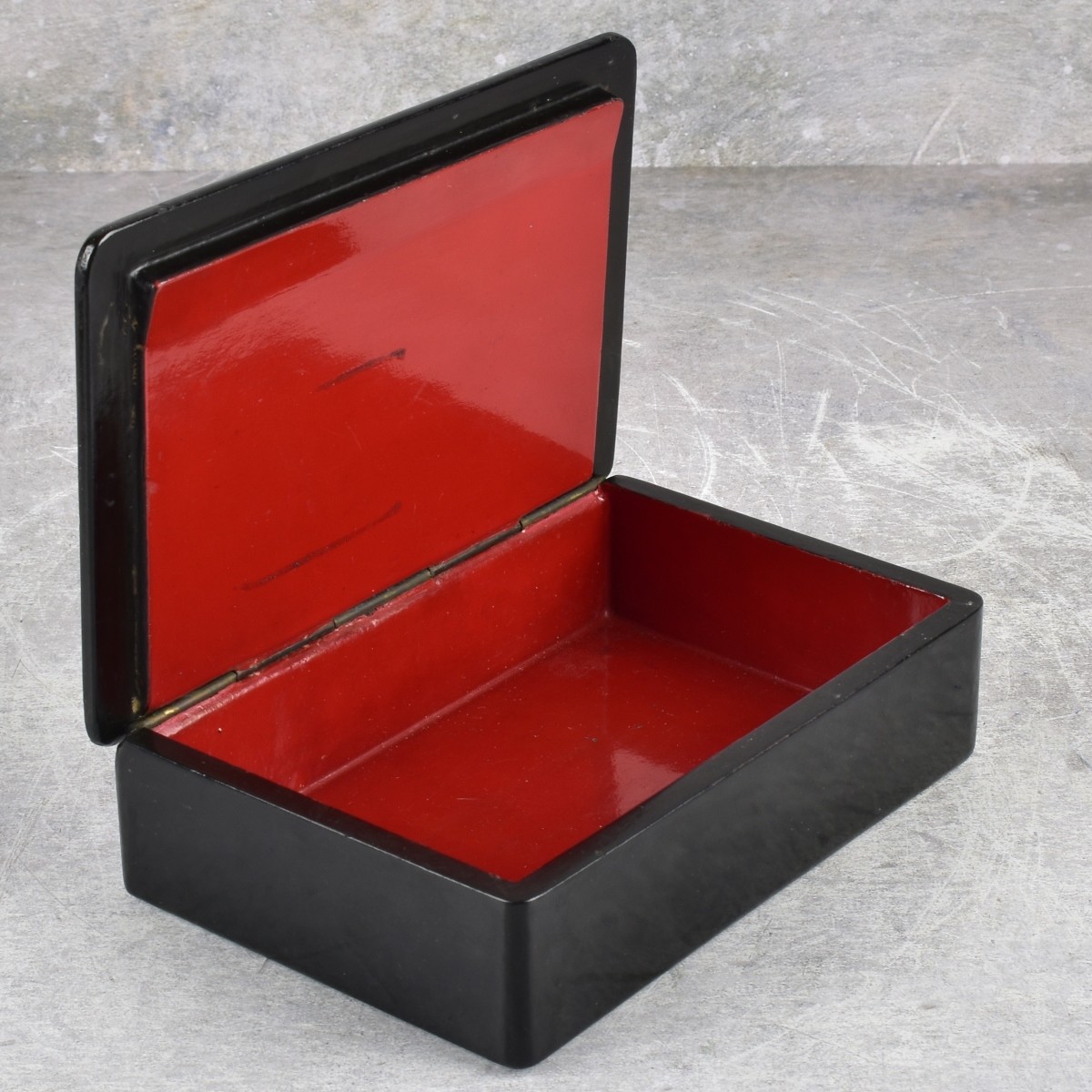 Vintage Russian Paper Mache Box