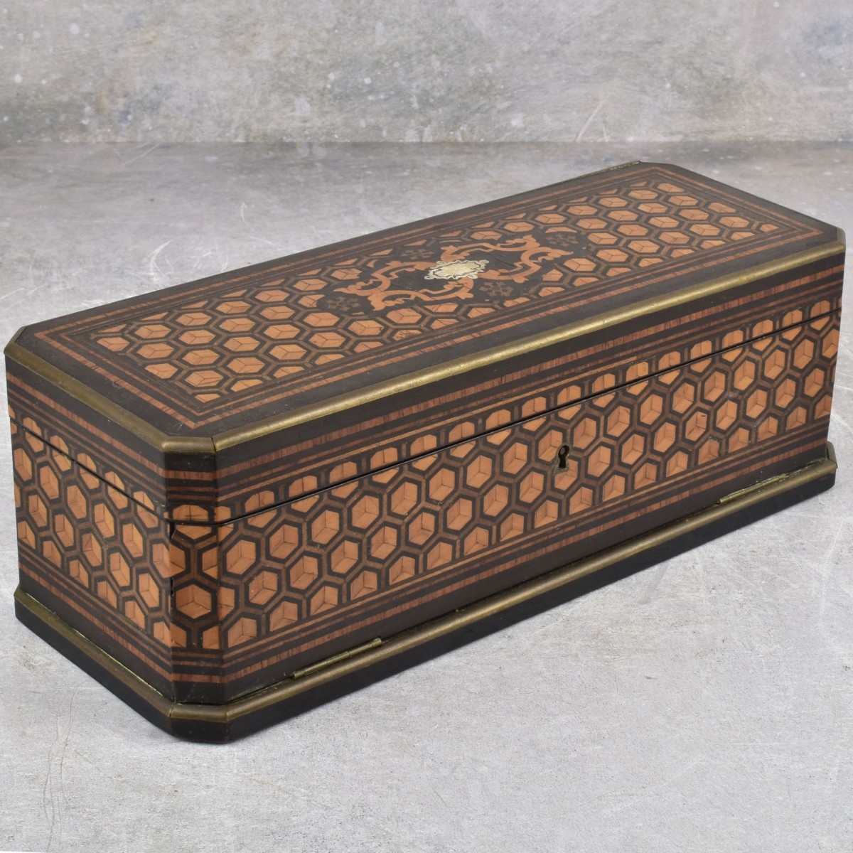 Antique Marquetry Box