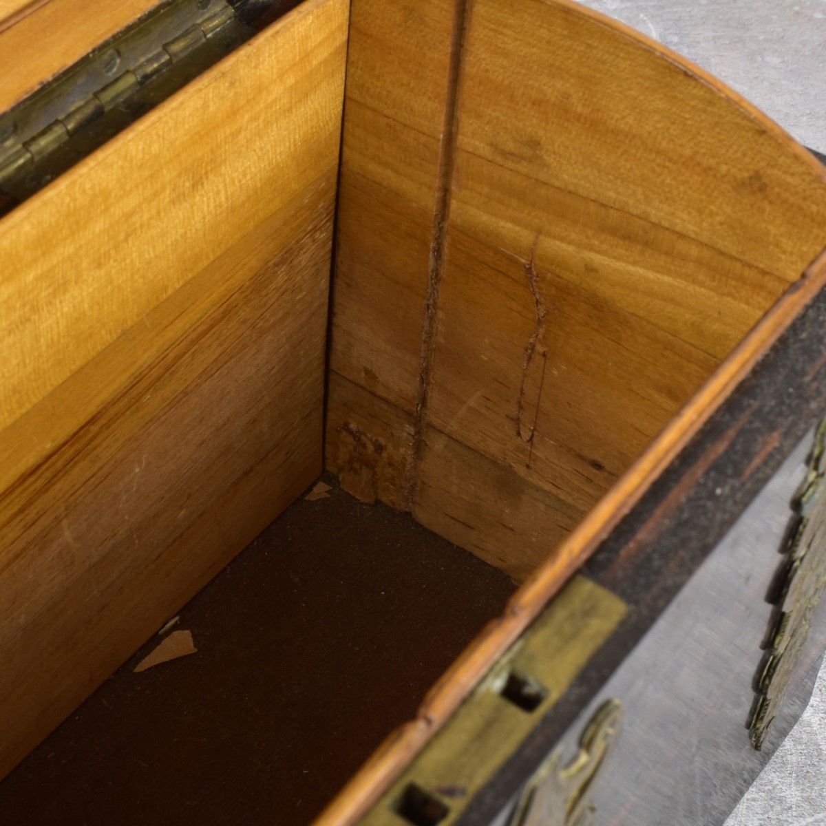 Antique Gothic Revival Casket Box