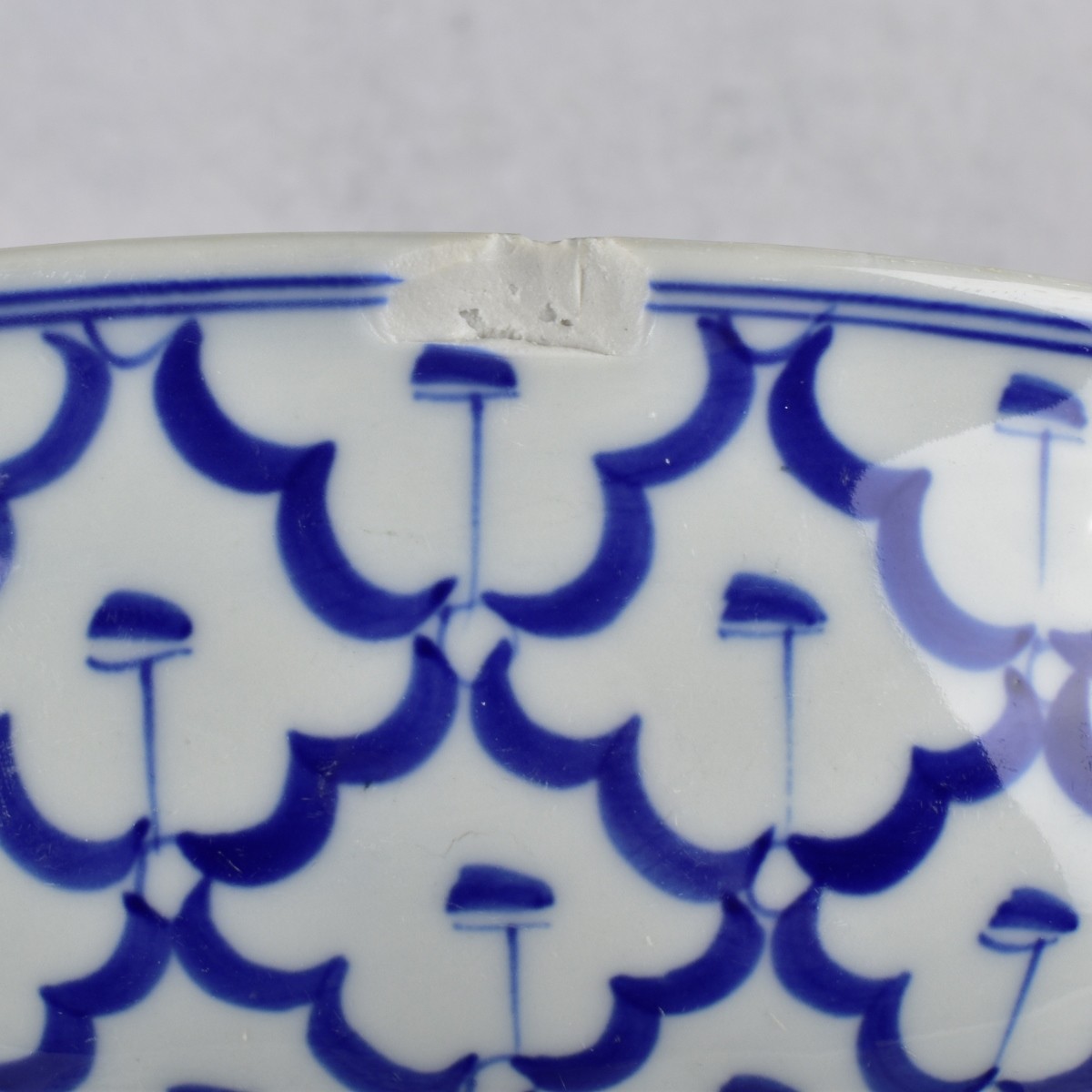 Thai Blue and White Porcelain Serving Pieces