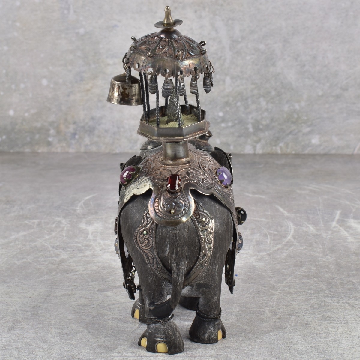 Antique Asian Silver Elephant