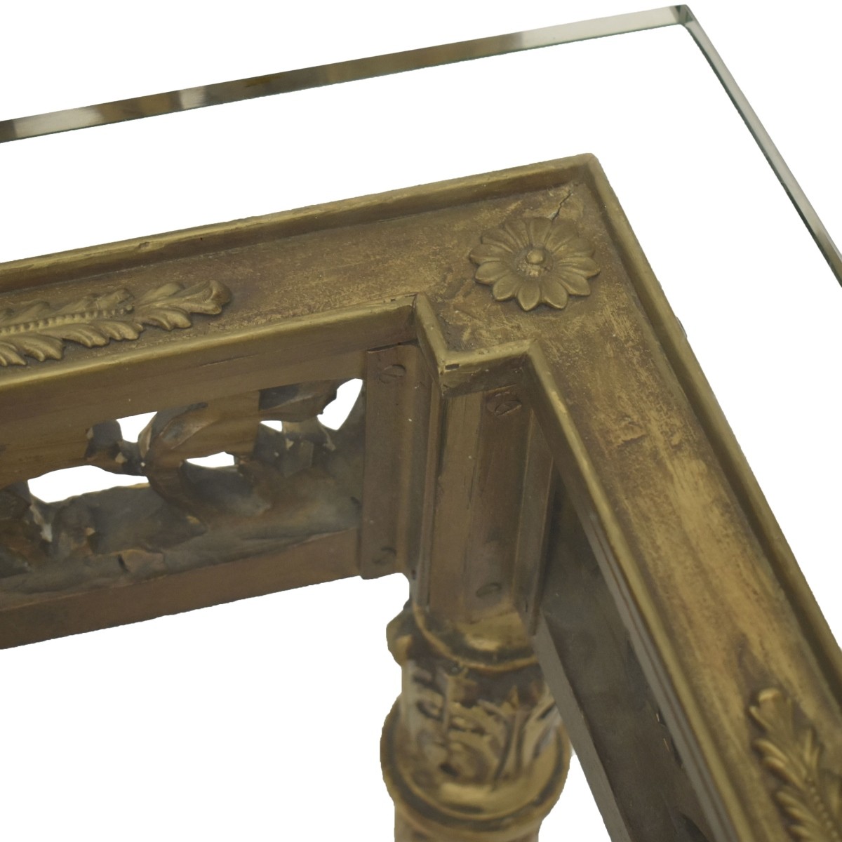 Carved and Gilt Wood Table Base