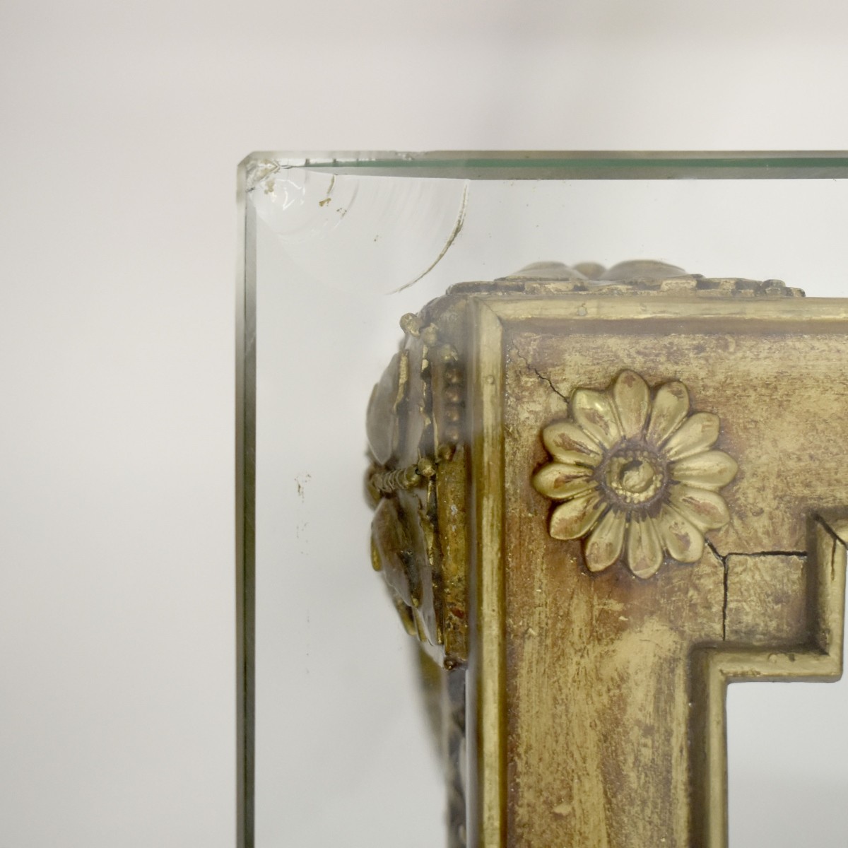 Carved and Gilt Wood Table Base