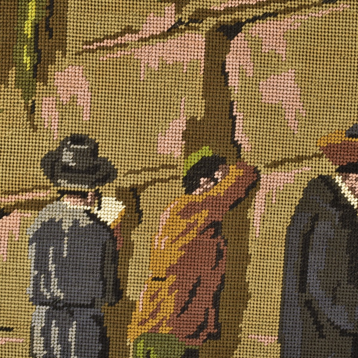 Vintage Tapestry of the Wailing Wall