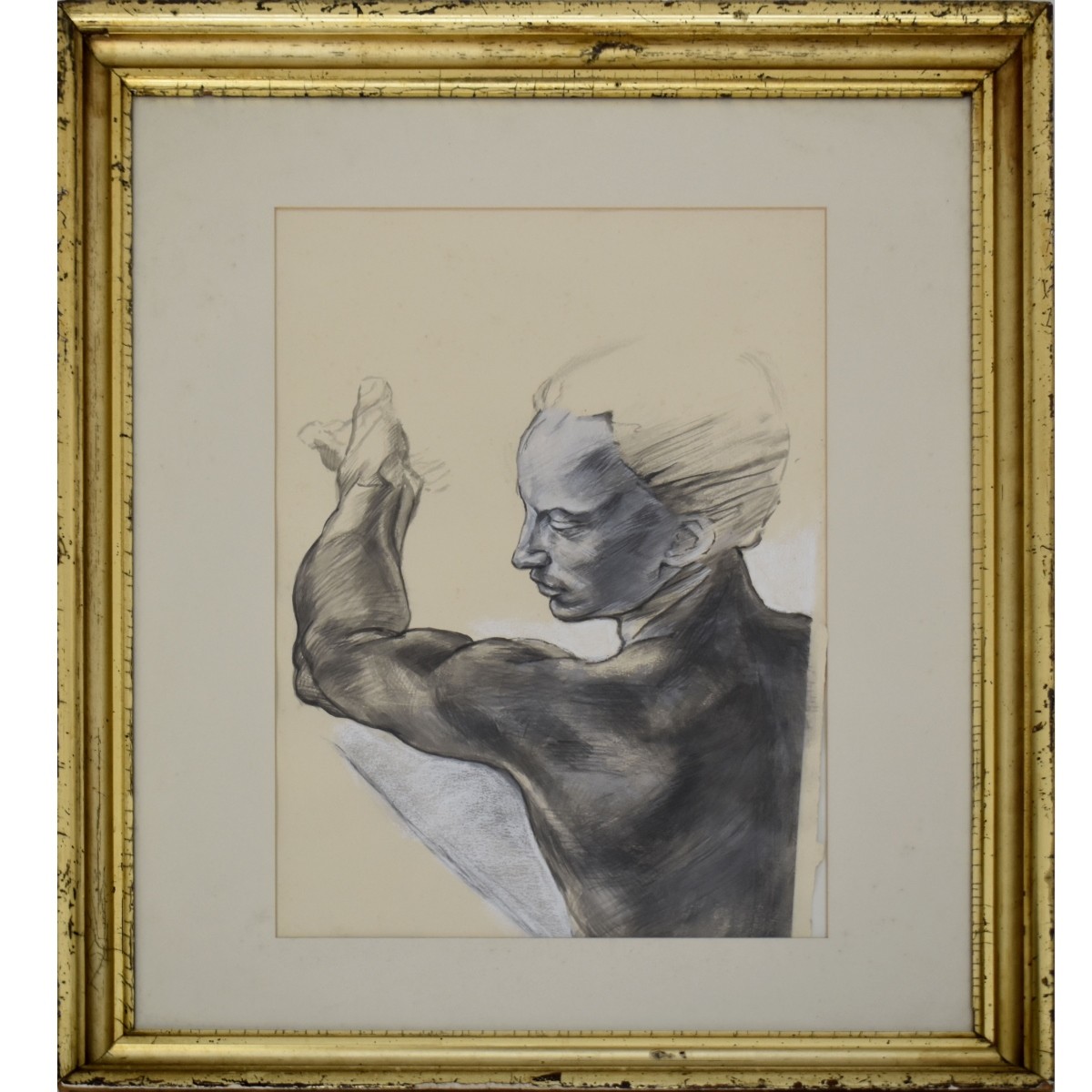 Charcoal Study of a Figure