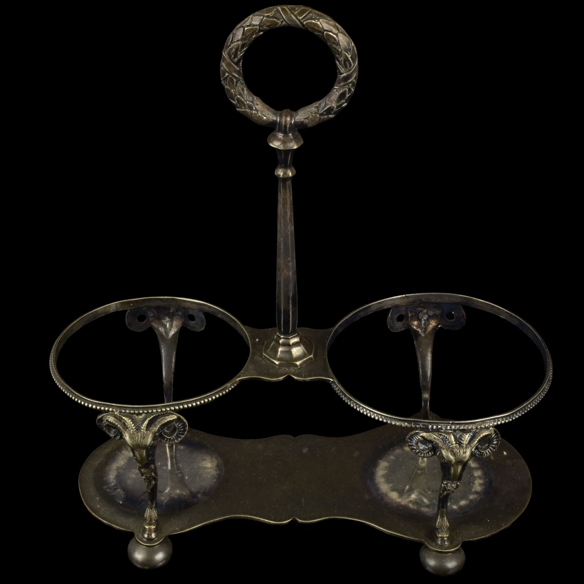 Victorian Silver Plated Cruet Set