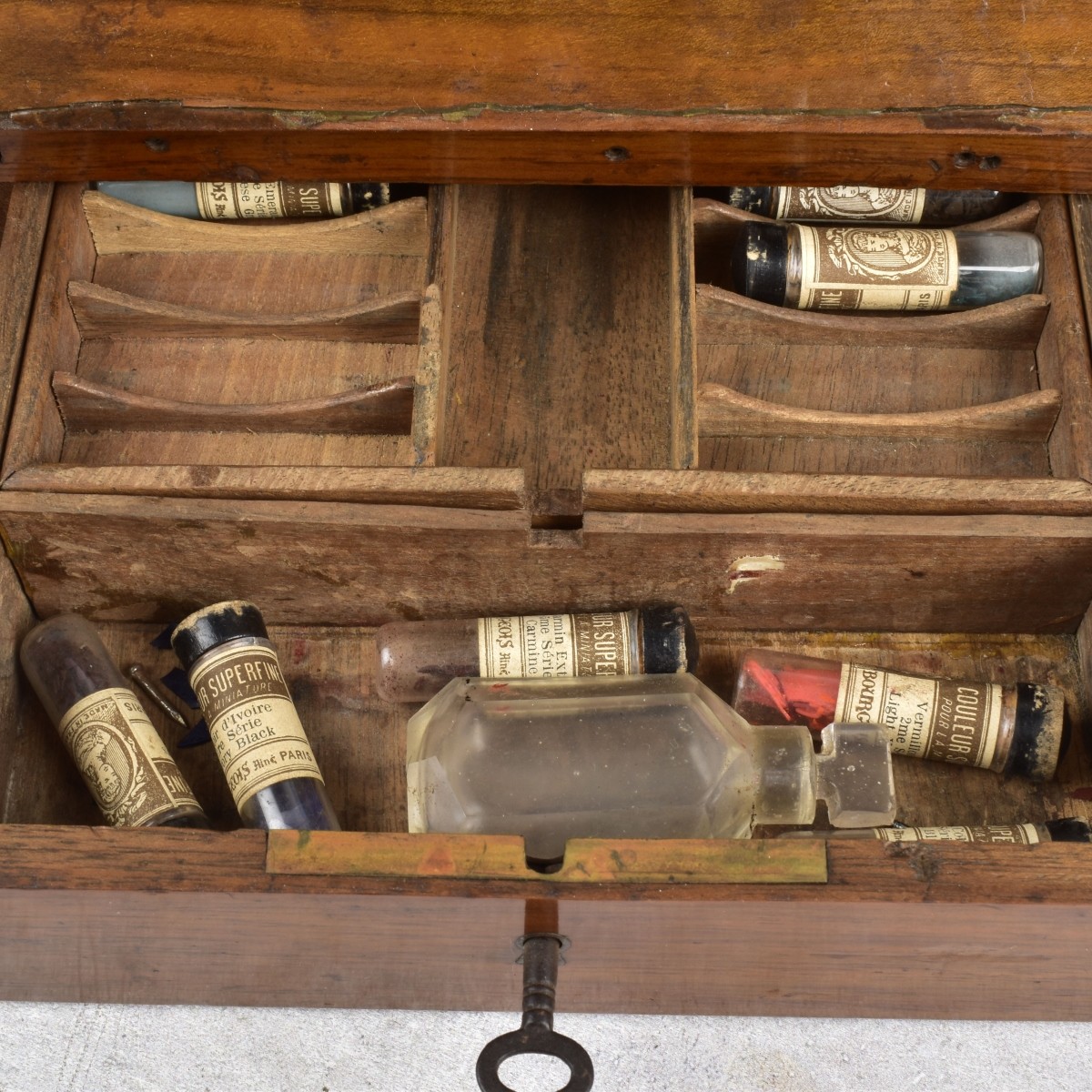Antique Artist Box with Easel