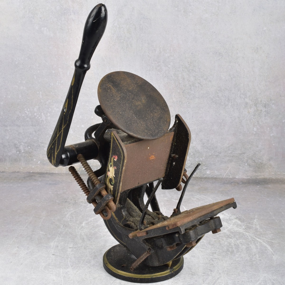 Antique Cast Iron Small Scale Letterpress