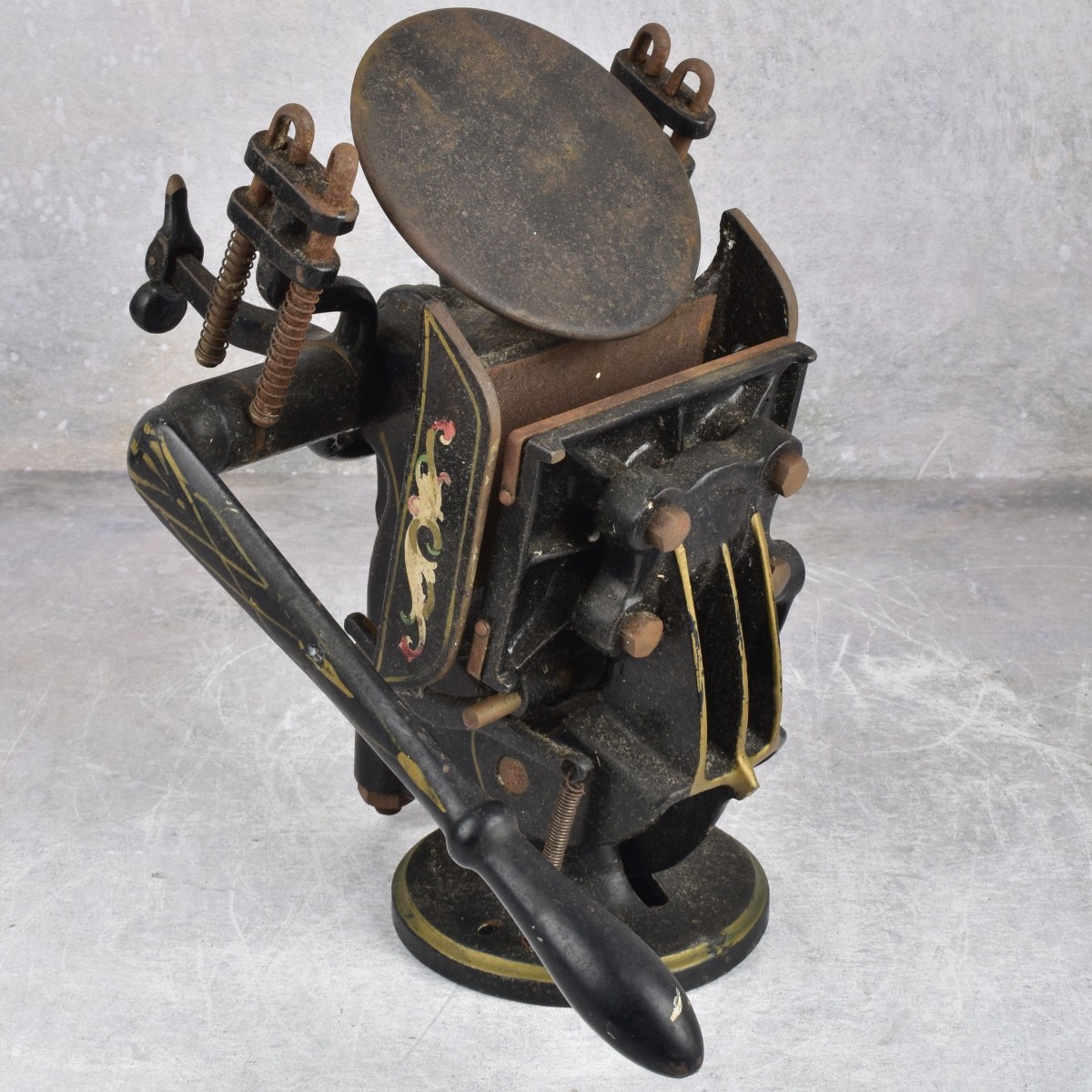 Antique Cast Iron Small Scale Letterpress