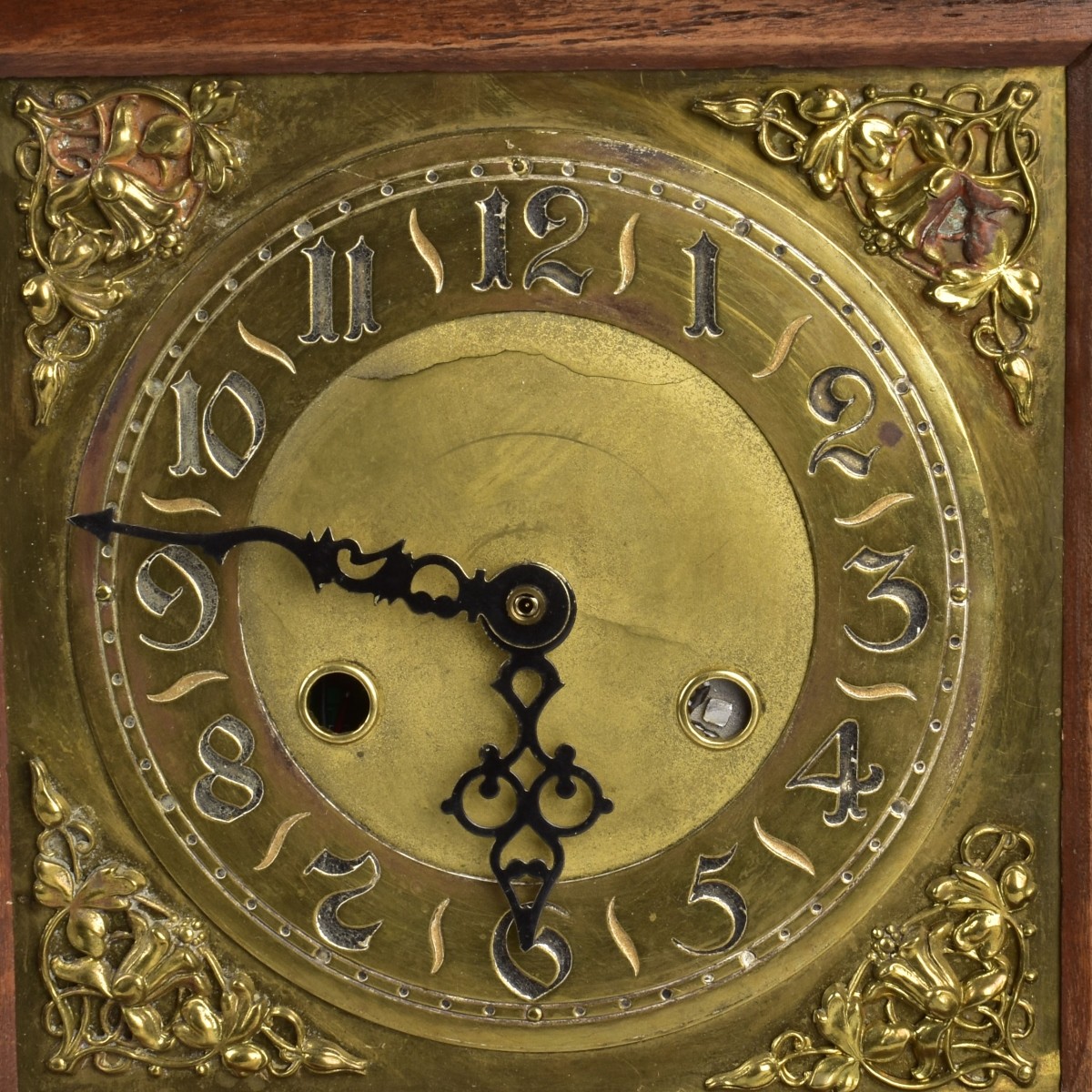 Antique Wood Mantle Clock