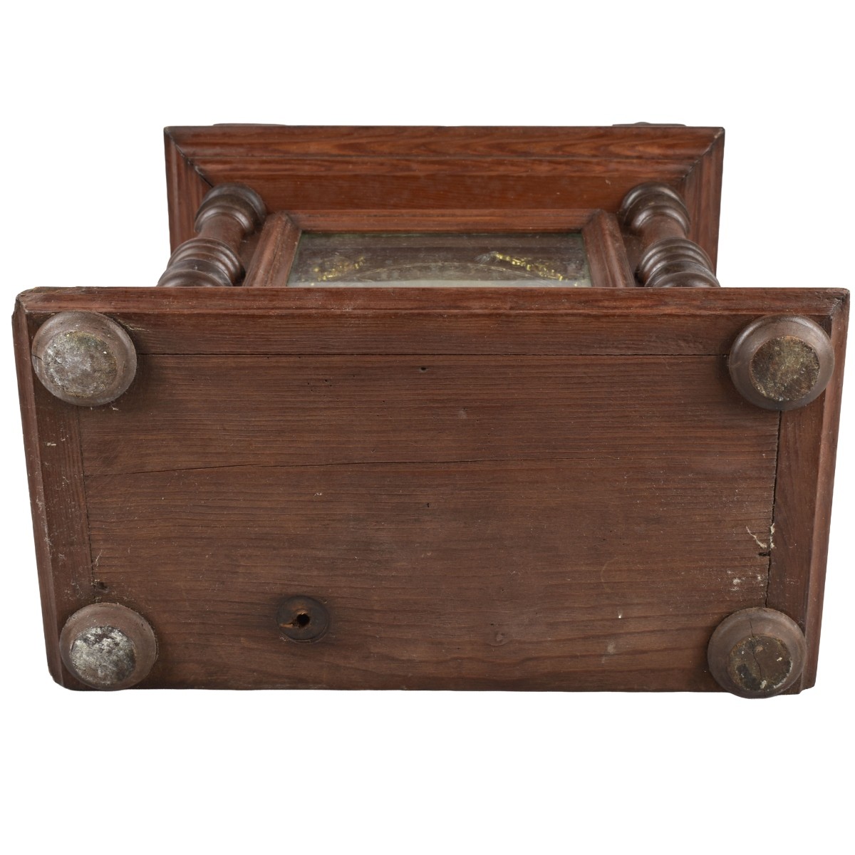 Antique Wood Mantle Clock