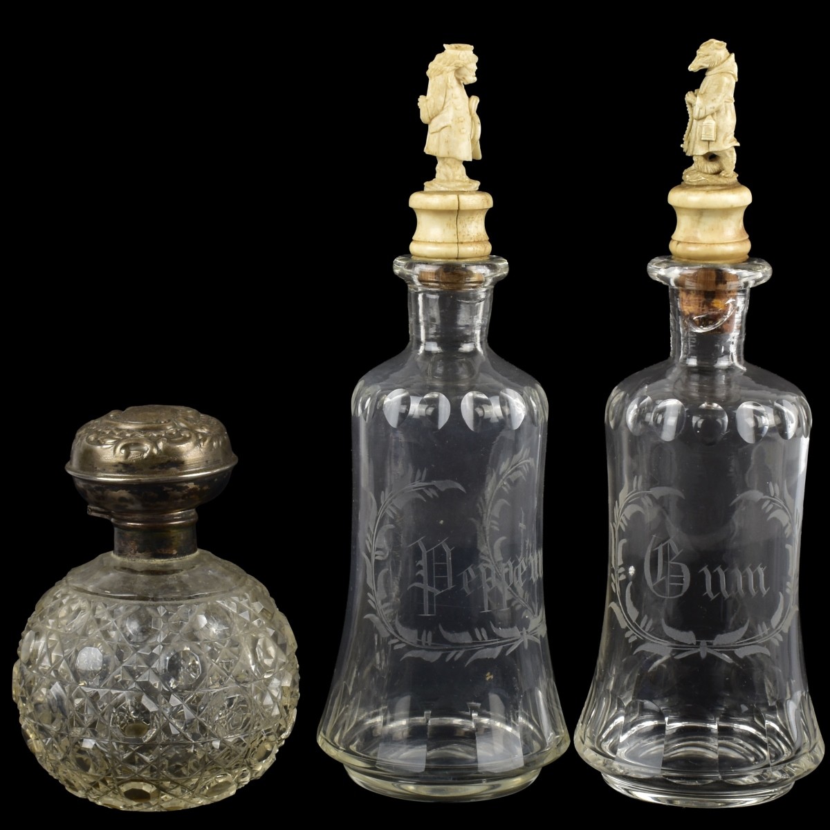 Collection of Antique Bottles