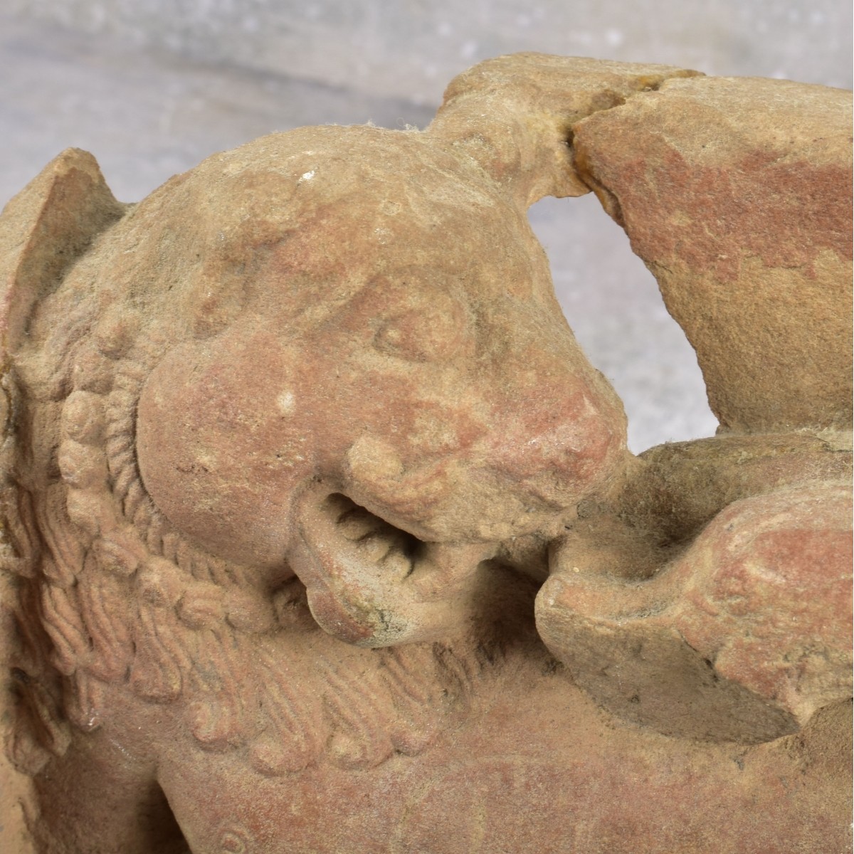 Asian Carved Terra Cotta Figure