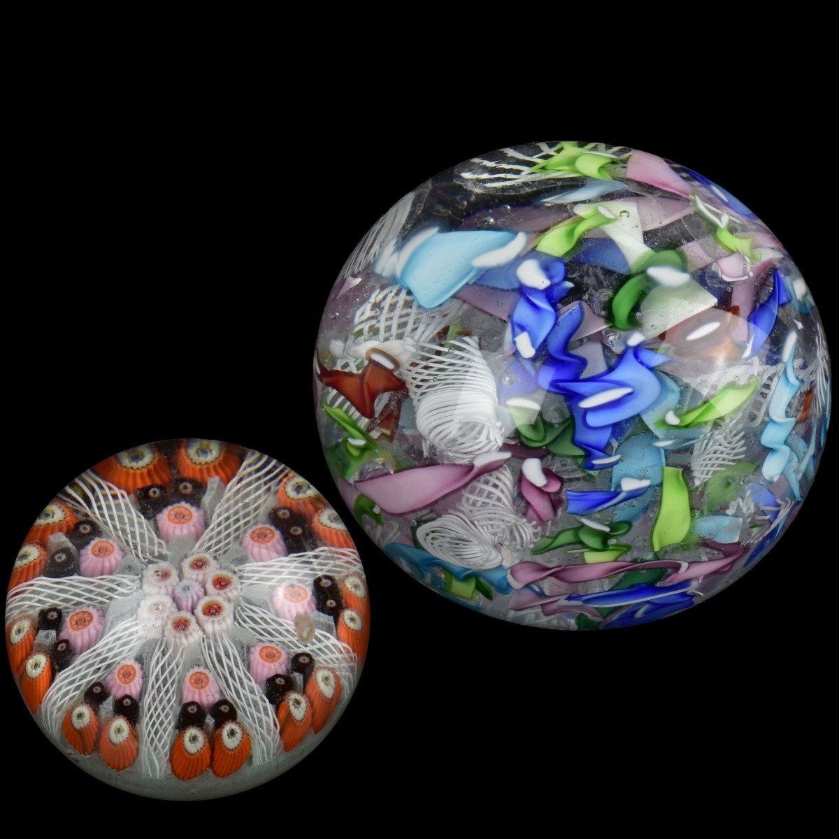 Vintage Murano Glass Paperweights