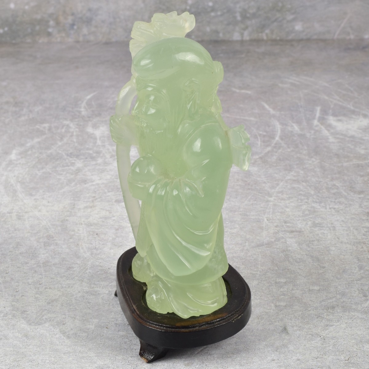 Serpentine Sculptur The God of Longevity