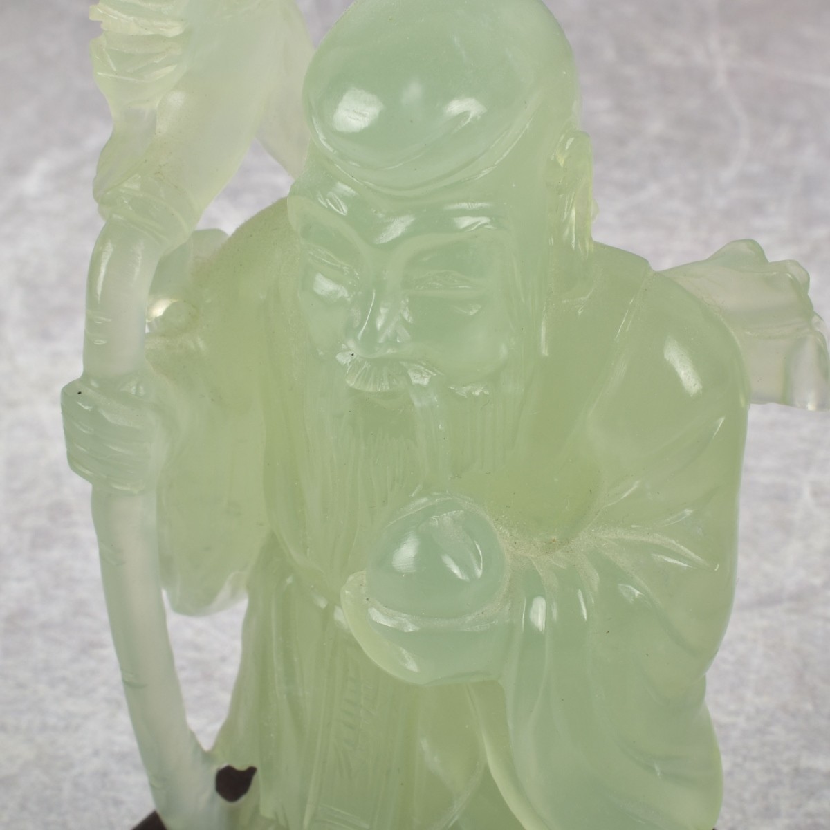 Serpentine Sculptur The God of Longevity