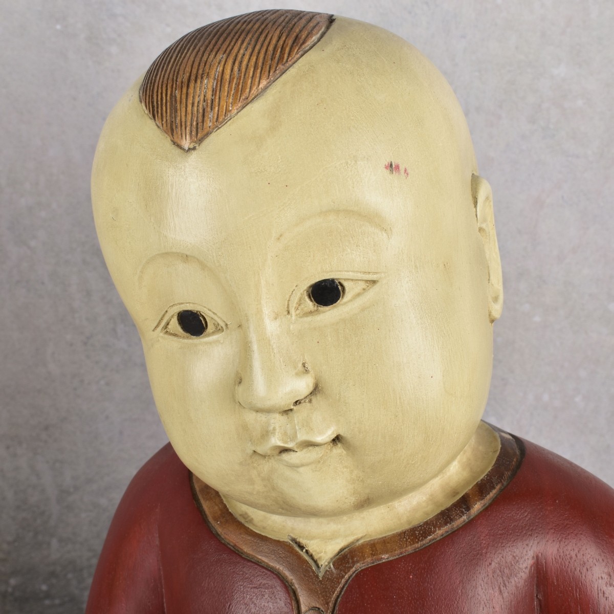 Wood Sculptures of Asian Children