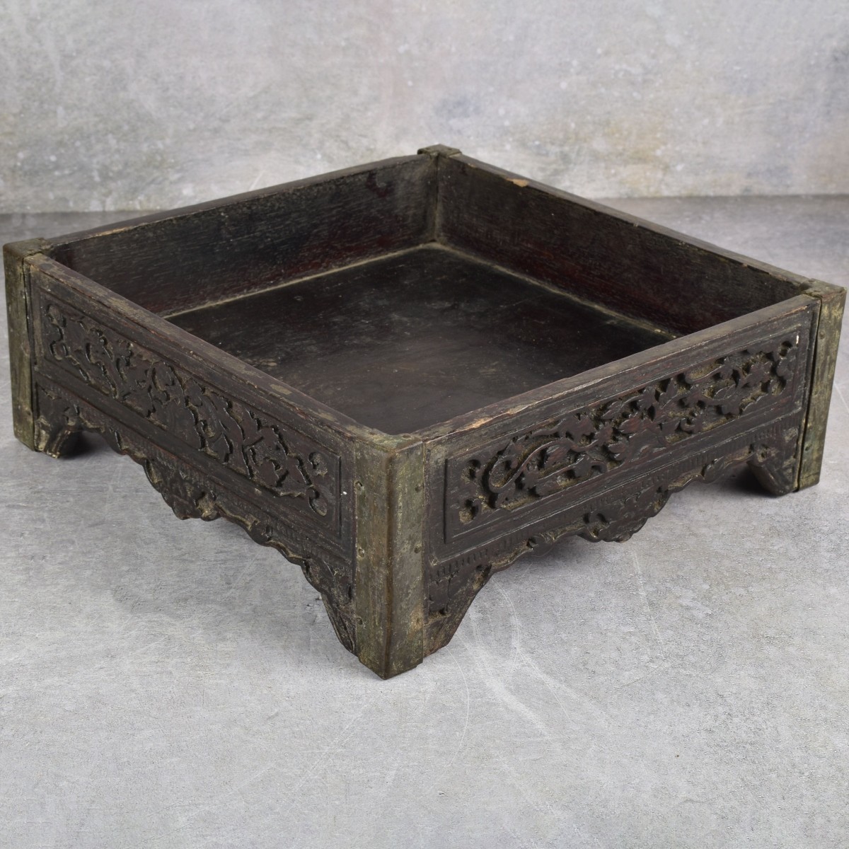 Antique Asian Carved Wood Stands