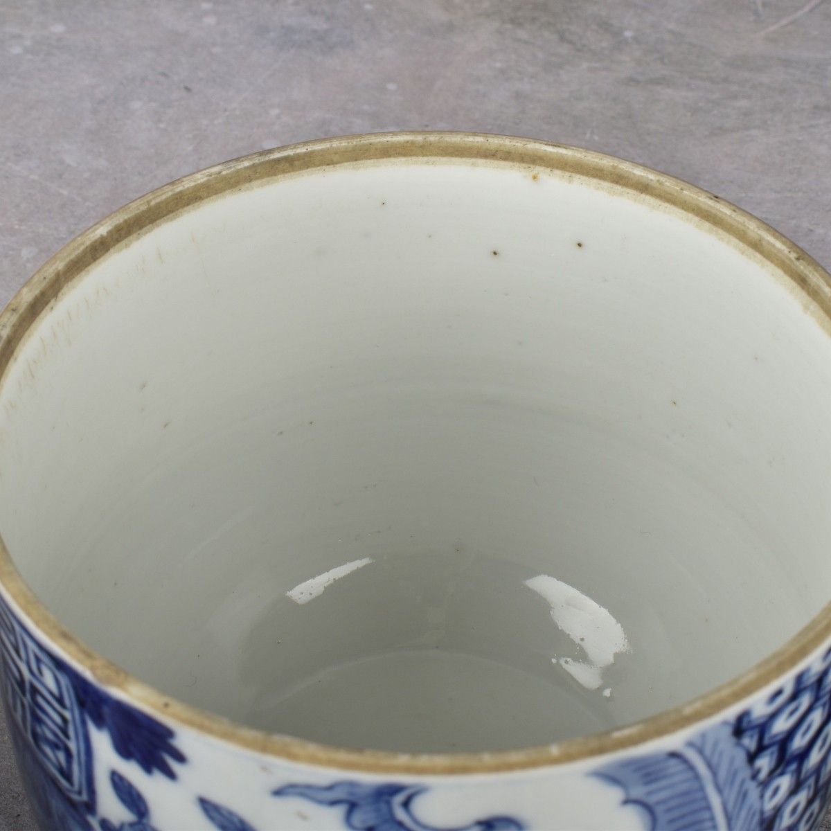 Vintage Chinese Blue and White Porcelain Jars
