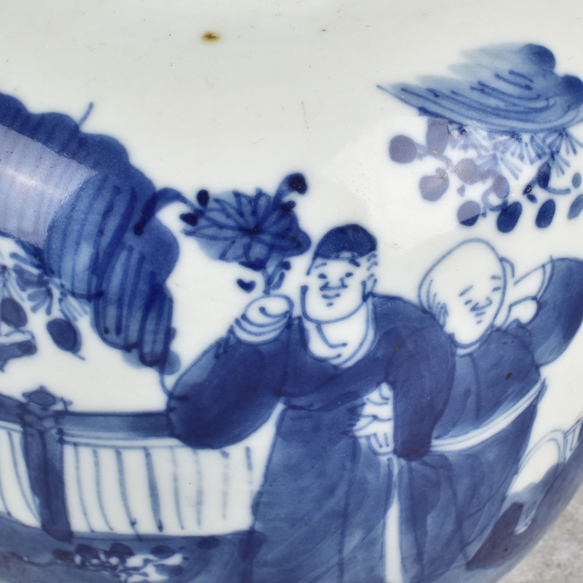 Vintage Chinese Blue and White Porcelain Jars