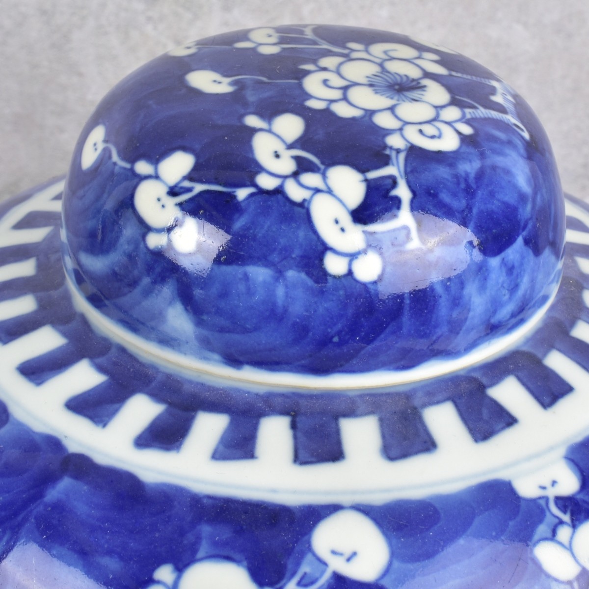 Vintage Chinese Blue and White Porcelain Jars