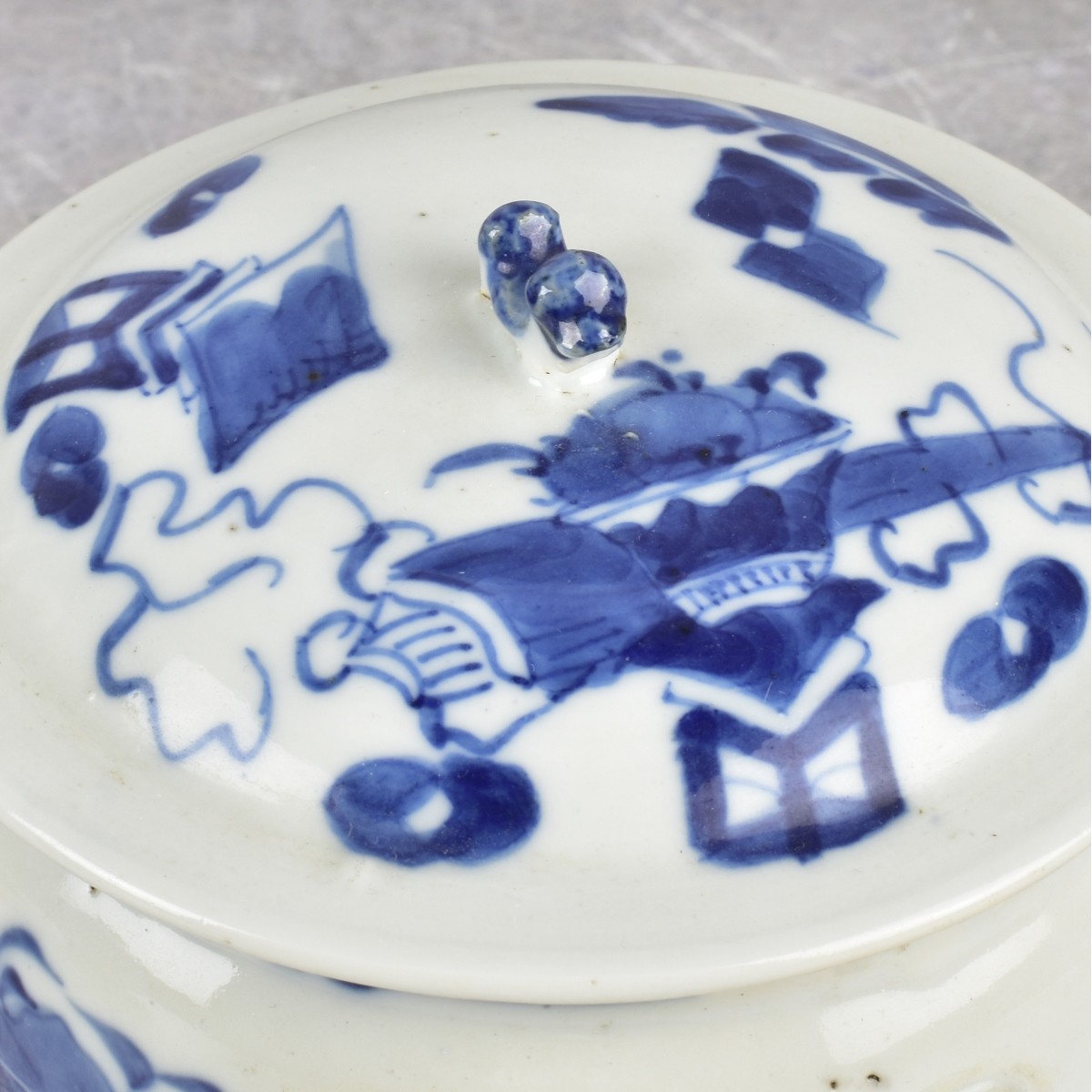Vintage Chinese Blue and White Porcelain Jars