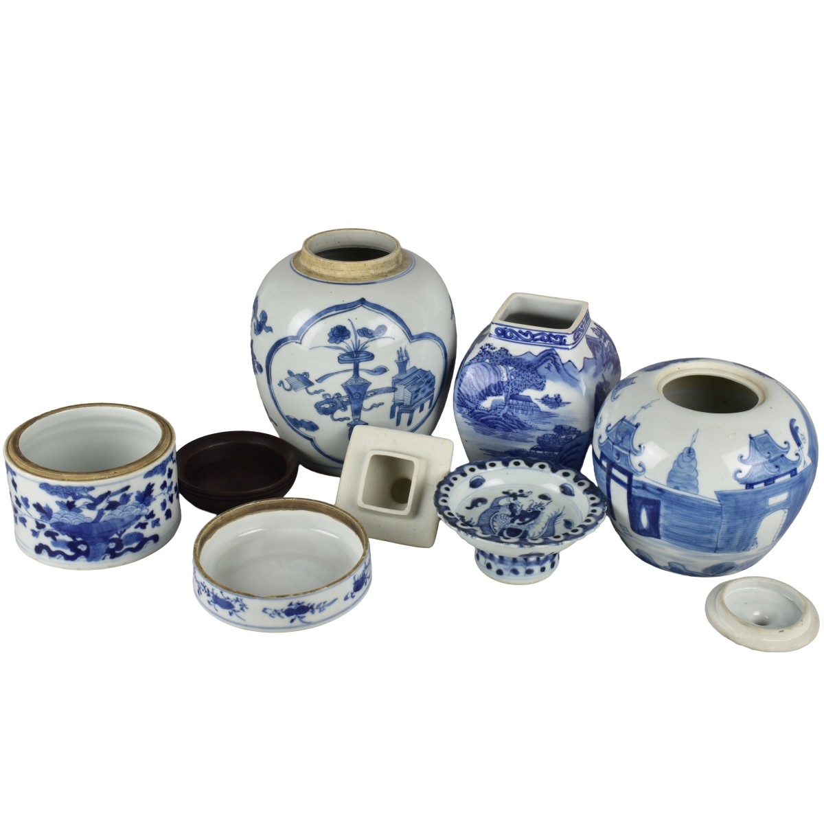 Collection of Chinese Blue and White Porcelain