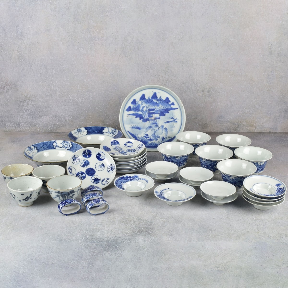 Chinese Blue and White Porcelain Pieces