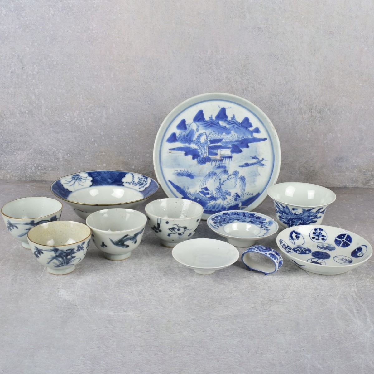 Chinese Blue and White Porcelain Pieces