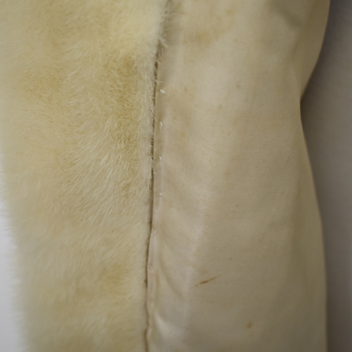 Vintage Jules Taylor White Mink Coat