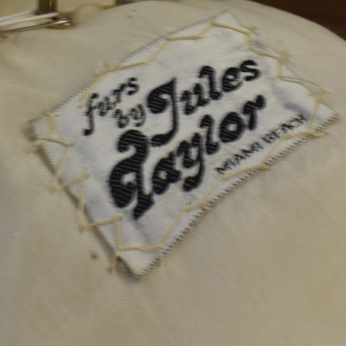Vintage Jules Taylor White Mink Coat