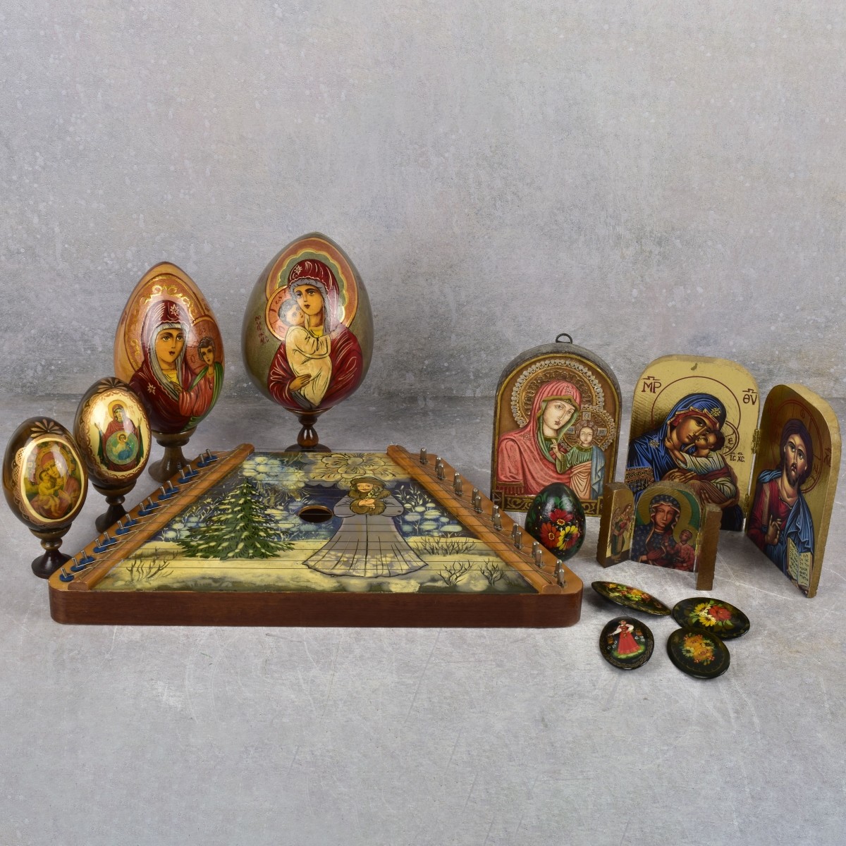 Russian Lacquer Paper Mache Items