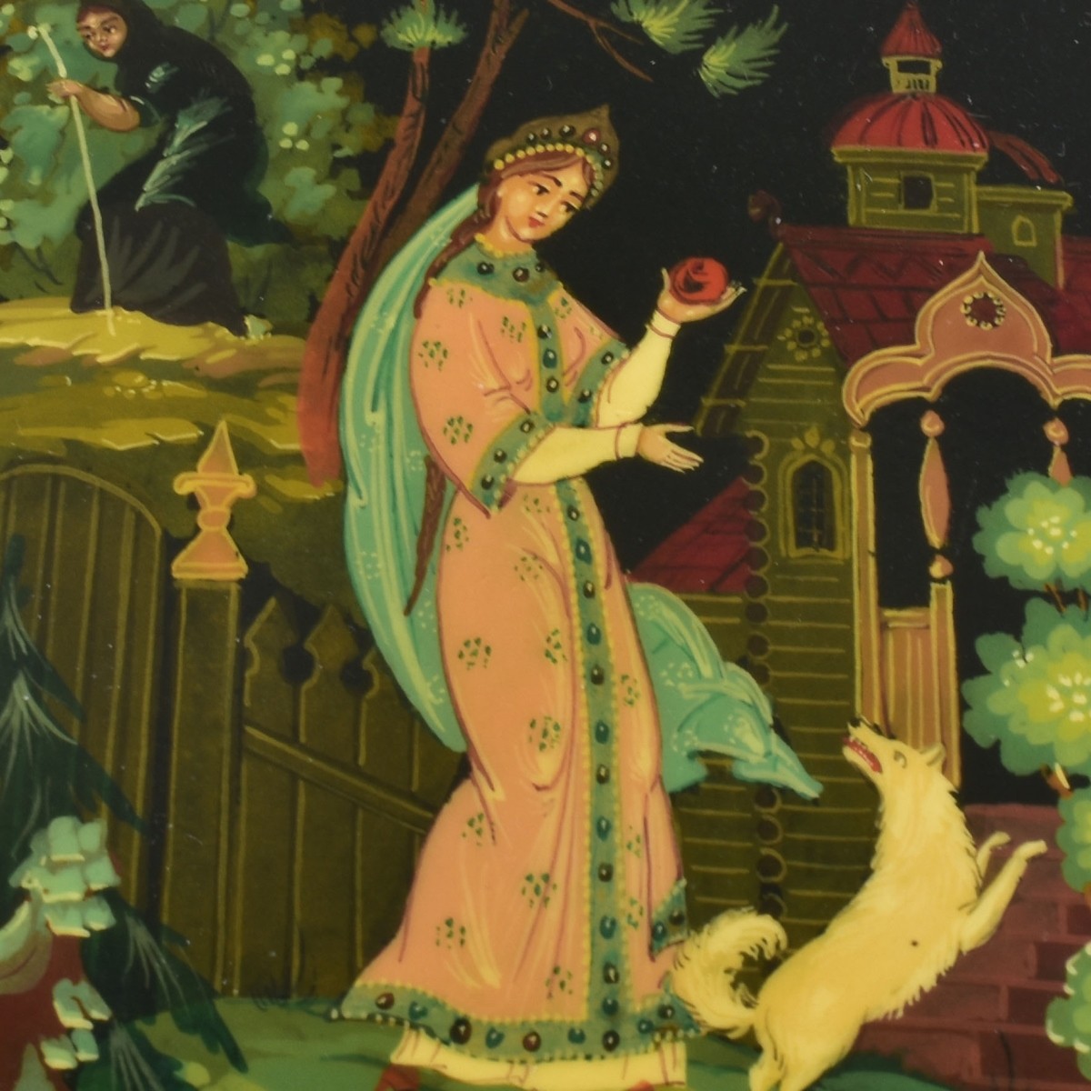 Vintage Collection of Russian Paper Mache Boxes