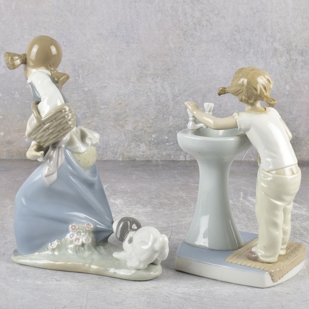 Lladro Spain Gloss Porcelain Sculptures