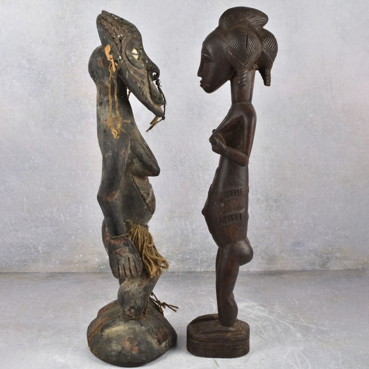 Vintage African Tribal Carvings