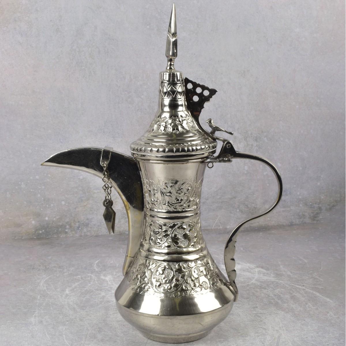Omani Arab Silver Coffee Pot (Dallah)
