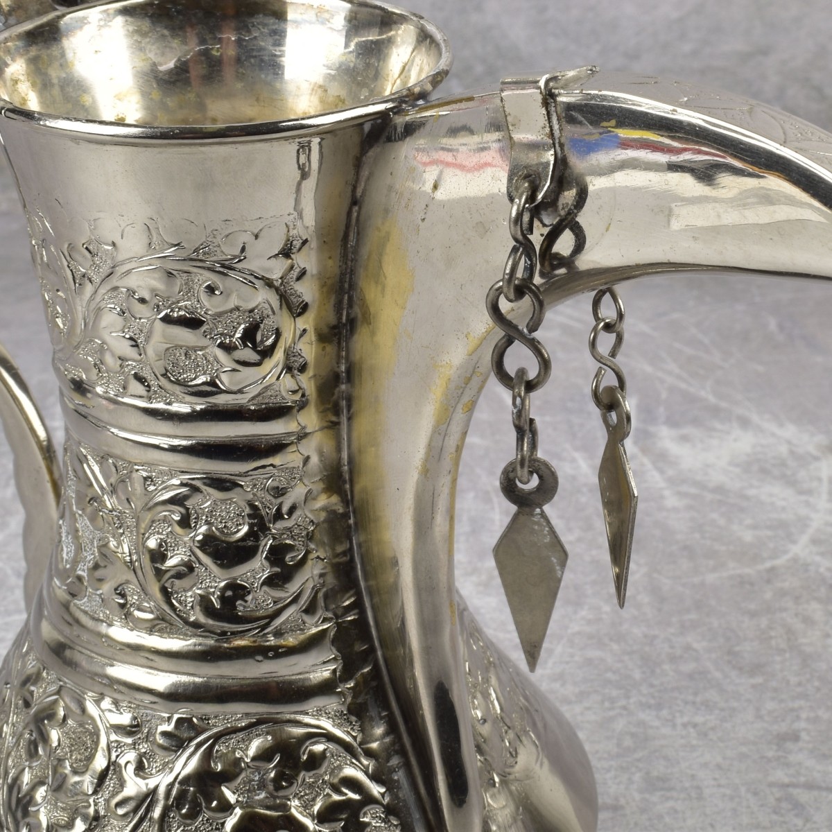 Omani Arab Silver Coffee Pot (Dallah)