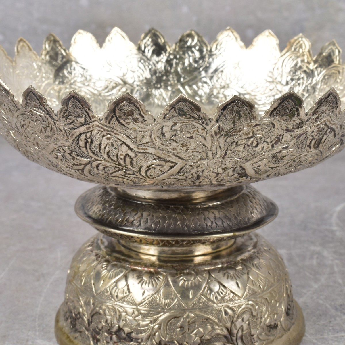 Burmese Repousse Silver Pieces
