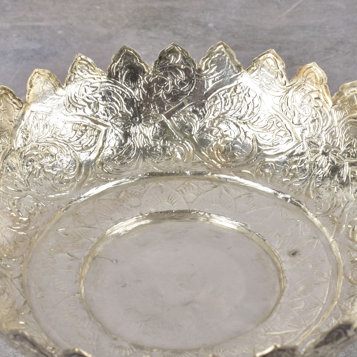 Burmese Repousse Silver Pieces