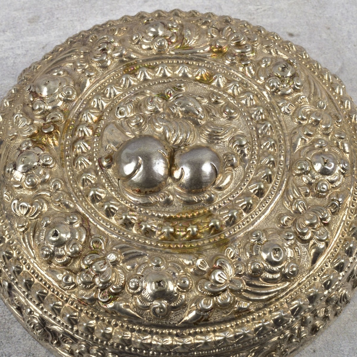Burmese Silver Repousse Pieces