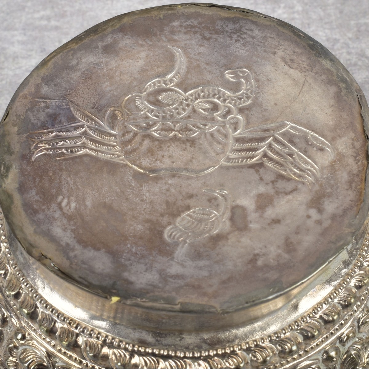 Burmese Silver Repousse Pieces