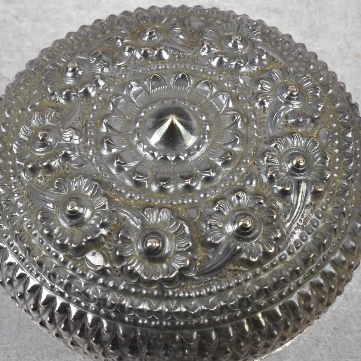 Burmese Repousse Silver Boxes