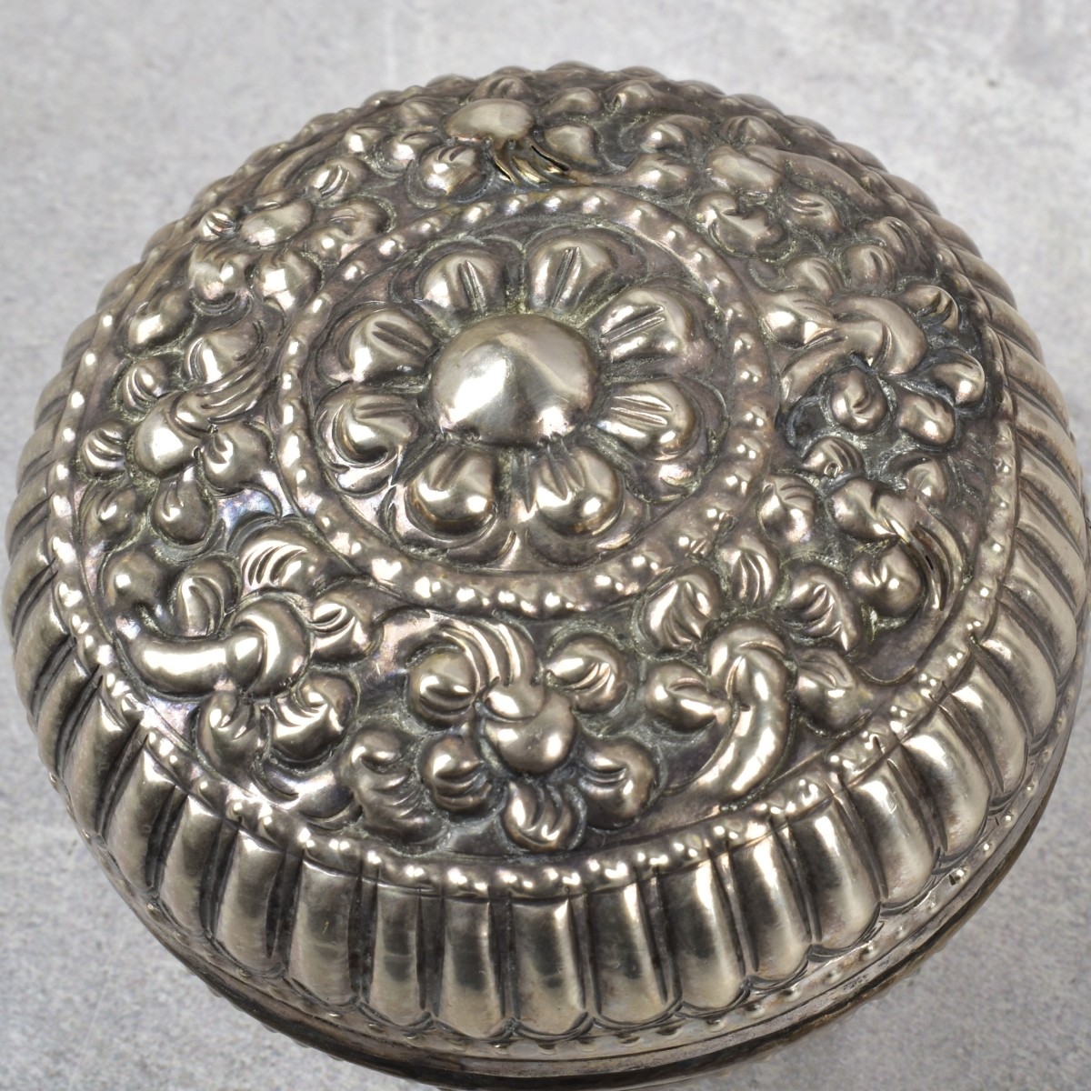 Burmese Repousse Silver Boxes
