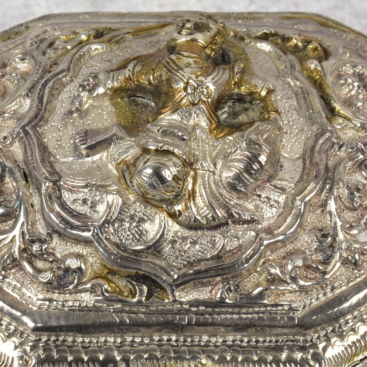 Burmese Repousse Silver Boxes