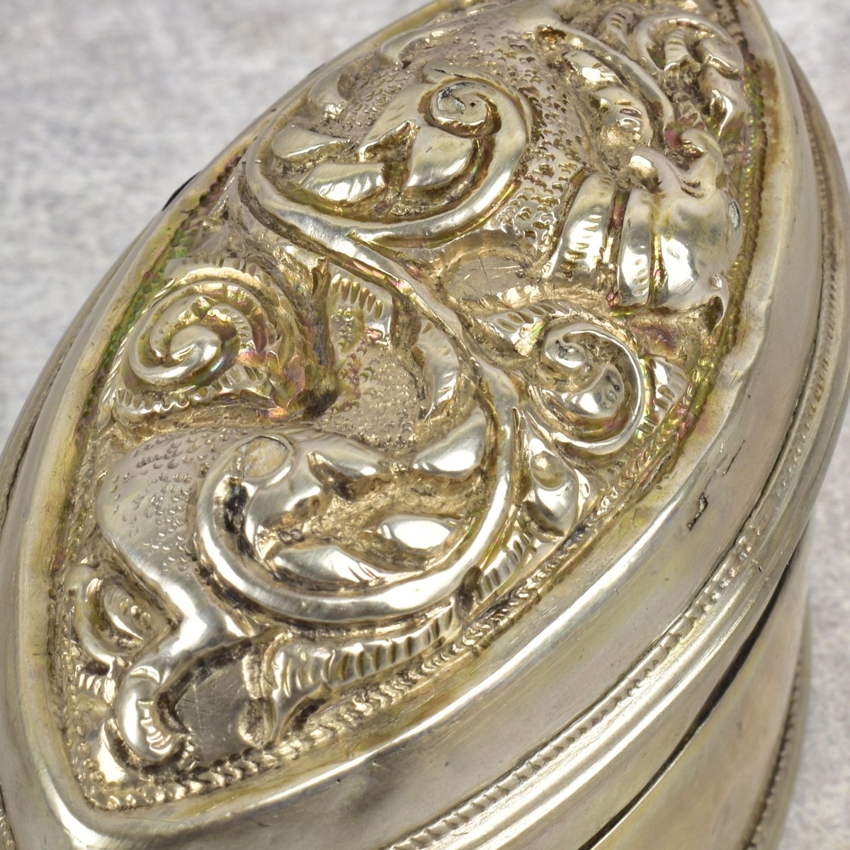 Burmese Repousse Silver Boxes